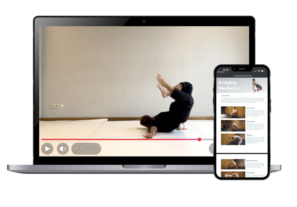 In depth videos and practice template
