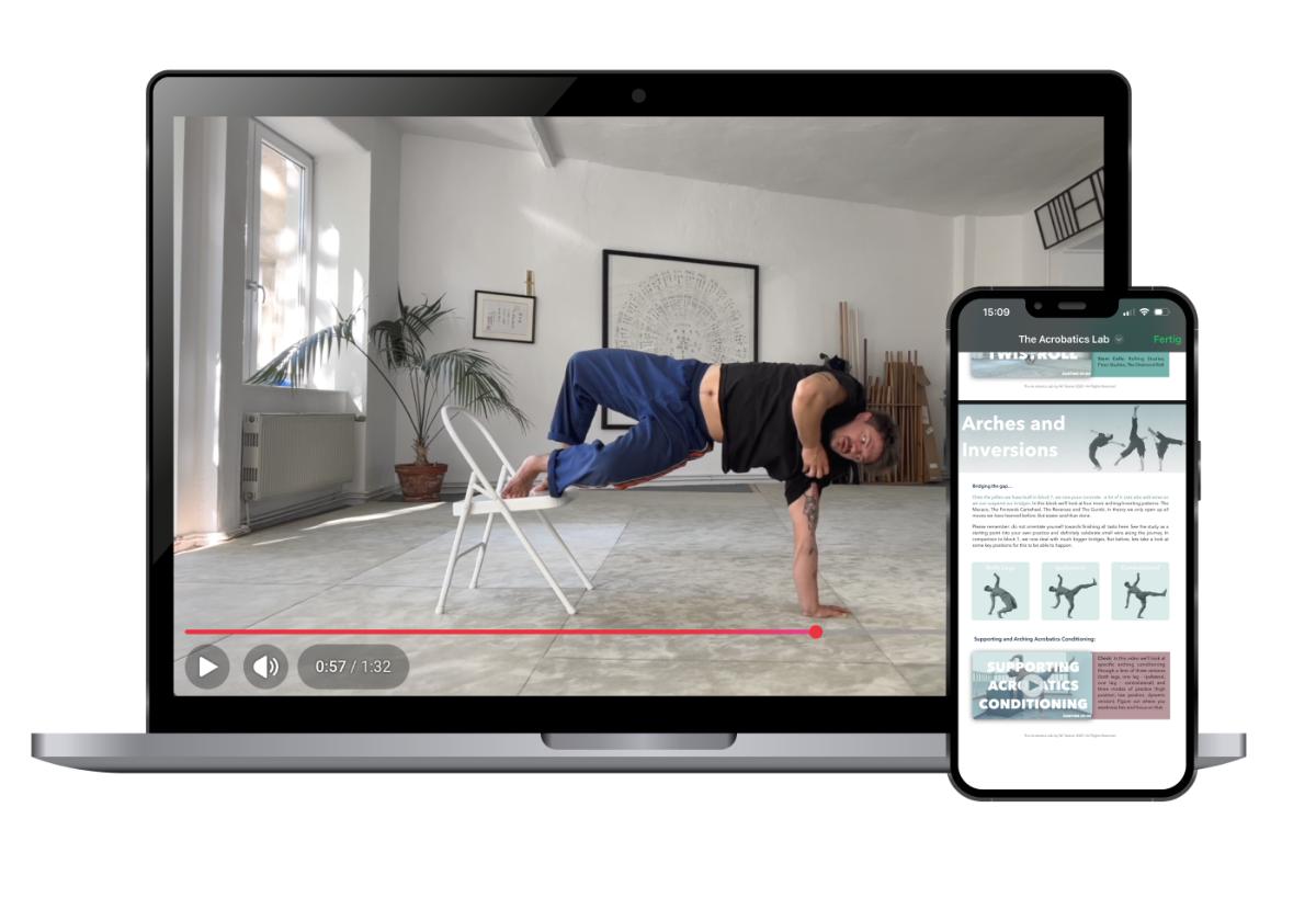 In depth videos and training structure