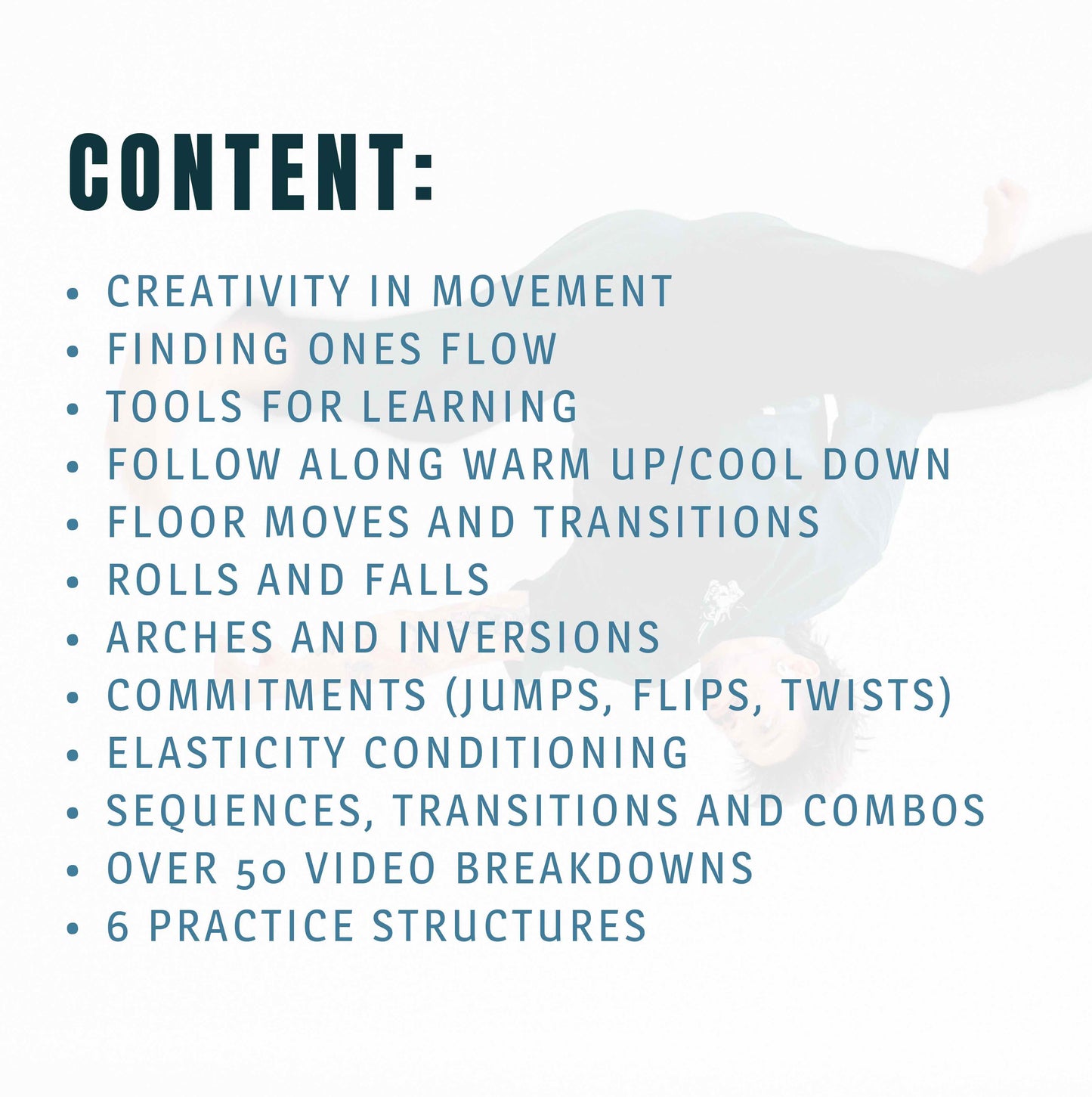 Finding Flow "The Acrobatics Atelier" Program