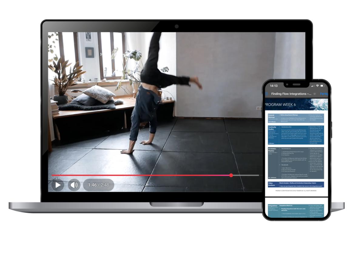 In depth videos and training plan