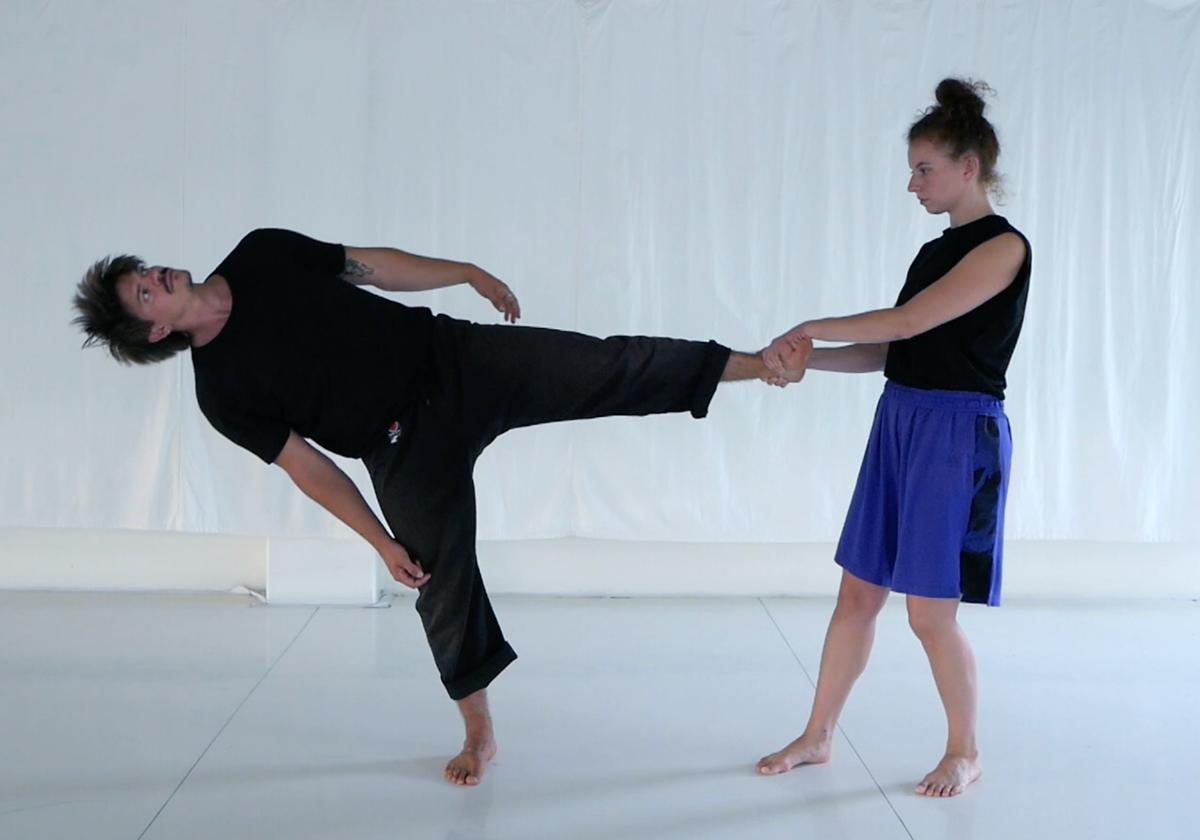 Playful partner falling games