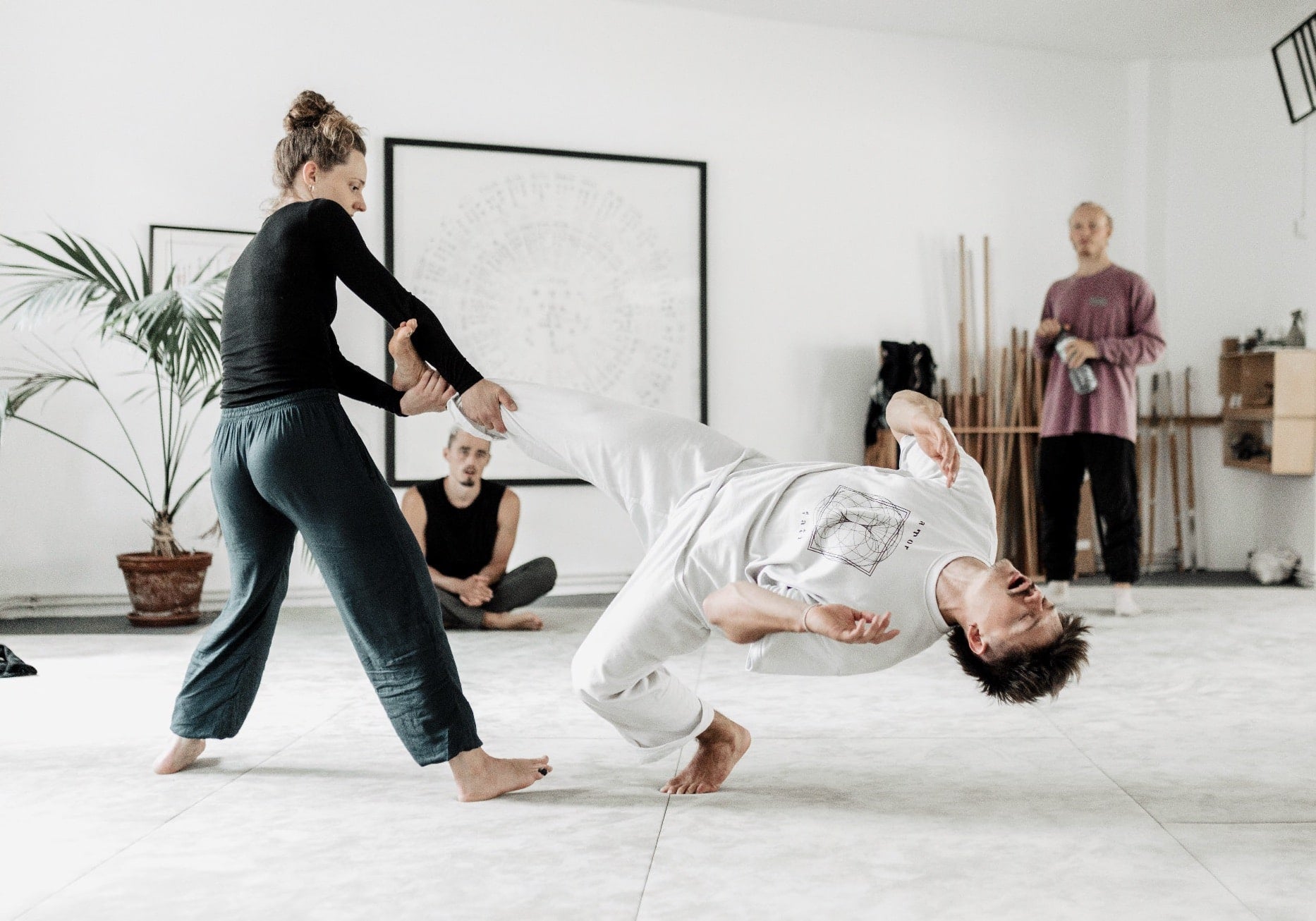 Confidence through falling practice